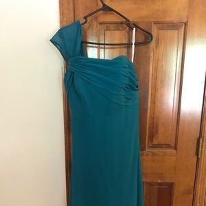 Long one shoulder dress